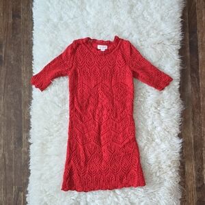 Red Knit Dress